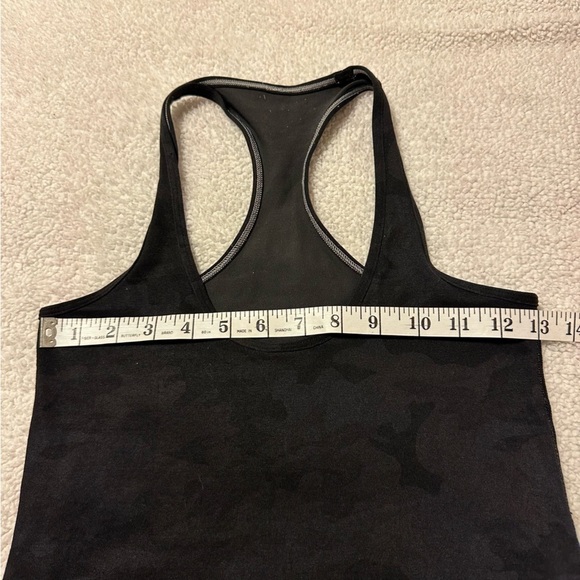 Lululemon Cool Racerback Tank Top Black Savasana Camo - Picture 5 of 11